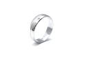 18ct White Gold Wedding Ring 6mm