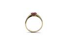 18ct Yellow Gold Ruby Solitaire Ring