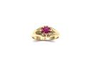 18ct Yellow Gold Ruby Solitaire Ring