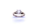 9ct Yellow Gold CZ Solitaire Ring