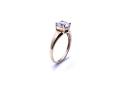 9ct Yellow Gold CZ Solitaire Ring