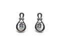 9ct White Gold Aquamarine & Diamond Drop Earrings