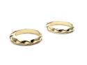 9ct Yellow Gold Twisted Hoop Earrings