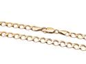 9ct Yellow Gold Flat Curb Chain 24 inch