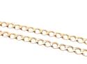 9ct Yellow Gold Flat Curb Chain 24 inch