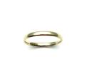 9ct Yellow Gold Plain Soft Court Wedding Ring 2mm