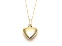 9ct Yellow Gold Heart Shaped Ashes Lockets