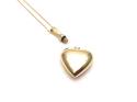 9ct Yellow Gold Heart Shaped Ashes Lockets