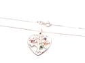 Silver Tree of Life CZ Pendant and Chain 16inch