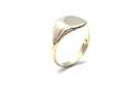 9ct Yellow Gold Signet Plain Ring