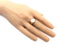 9ct Rose Gold Signet Plain Ring