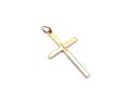 9ct Yellow Gold Patterned Cross