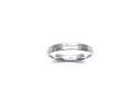 9ct White Gold Patterned Wedding Ring