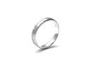 9ct White Gold Patterned Wedding Ring