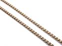 9ct Yellow Gold Rollerball Chain 25 in