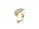 9ct Yellow Gold Flag Ring