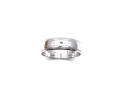 9ct White Gold Millegrain Wedding Ring