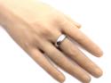 9ct White Gold Millegrain Wedding Ring