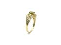 9ct Yellow Gold Peridot 3 Stone Ring