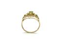 9ct Yellow Gold Peridot 3 Stone Ring