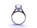 Platinum Laboratory Diamond Solitaire Ring 3.39ct