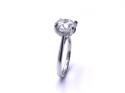 Platinum Laboratory Diamond Solitaire Ring 3.39ct