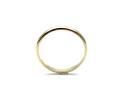 9ct Yellow Gold Plain D Shape Wedding Ring 2mm