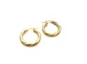 9ct Yellow Gold Twisted Hoop Earrings