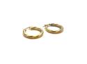 9ct Yellow Gold Twisted Hoop Earrings