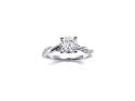 Platinum Diamond Solitaire Ring 1.10ct