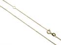 9ct Yellow Gold Fine Trace Chain 16-18 Inch