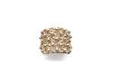 9ct Yellow Gold 5 Row Keeper Ring