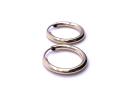 9ct Yellow Gold Plain Sleeper Hoop Earrings 12mm