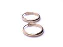 9ct Yellow Gold Hinged Sleeper Earrings 11mm