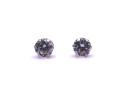 9ct Yellow Gold CZ Stud Earrings 5mm