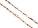 9ct Rose Gold Round Belcher Chain