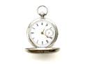 Silver Full Hunter Pocket Watch