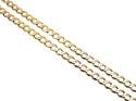 9ct Yellow Gold Curb Chain 16 inches