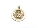 9ct Yellow Gold St Christopher Pendant