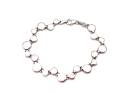 Silver White Opalique Rubover Bracelet