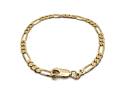 9ct Yellow Gold Figaro Bracelet