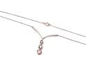 9ct White Gold CZ Necklet