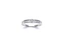 9ct White Gold Diamond Band