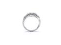 9ct White Gold Diamond 3 Stone Ring