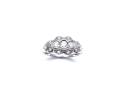 9ct White Gold Diamond 3 Stone Ring