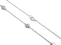 9ct White Gold Laboratory Grown Diamond Necklet