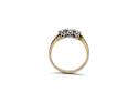 18ct Yellow Gold Diamond 3 Stone Ring