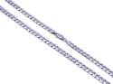 9ct White Gold Curb Chain