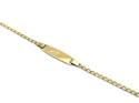 9ct Yellow Gold Baby ID Bracelet 6 inch