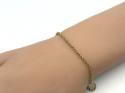 9ct Yellow Gold Rope Bracelet 7 3/4